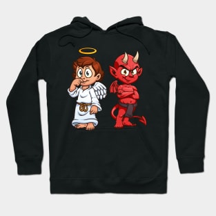 Angel and devil Hoodie